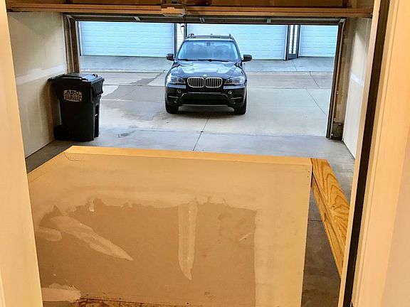 Large attached garage