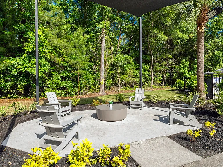 Soak up the sun at our outdoor lounge!