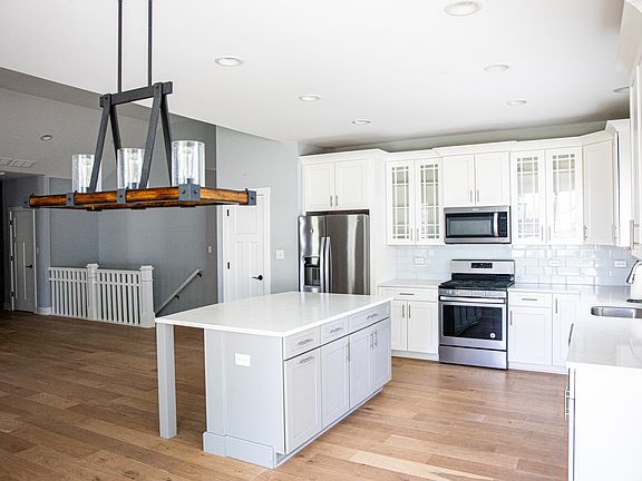 Open kitchen and dining room