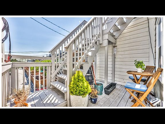 2nd floor terrace leading to roof deck