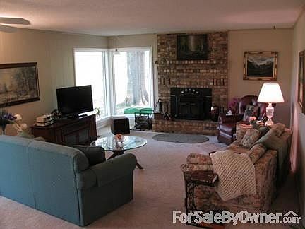 Living Room in rear of home