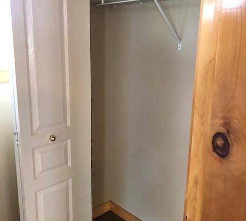 Coat closet right inside front entry area