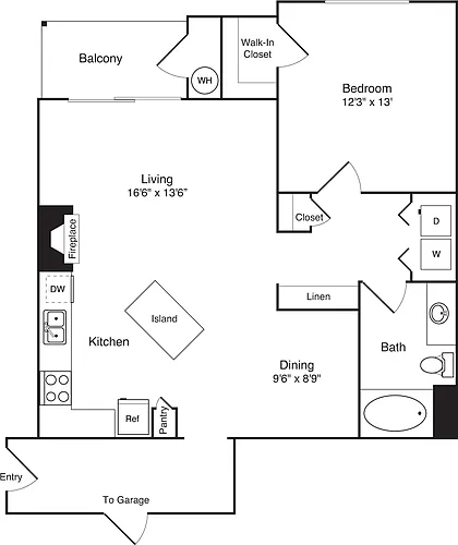 Floor plan The Tangier - Alt 2