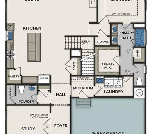 The Ashport First Floor Plan