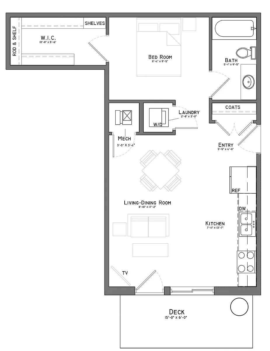 Floor plan Timber (A3-55)