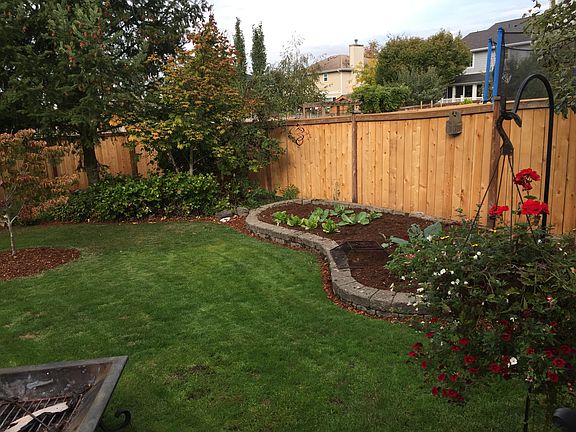 backyard garden space
