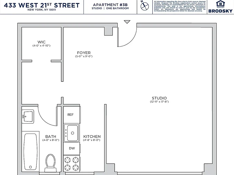 433 W 21st St #2B — Photo 2