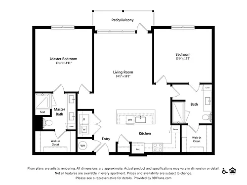 Floor plan B3a