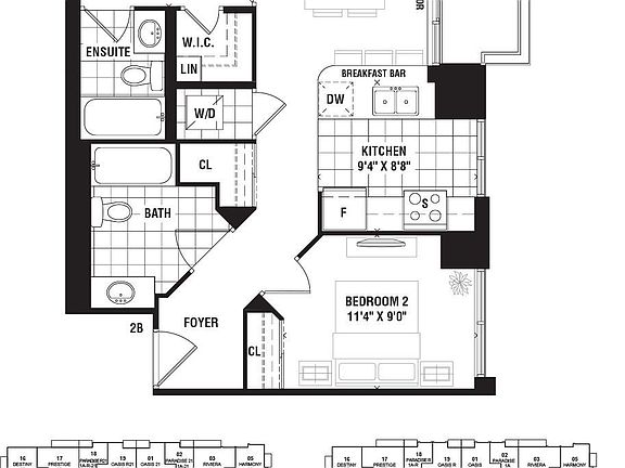 2nd image of 349 Rathburn Rd W #605