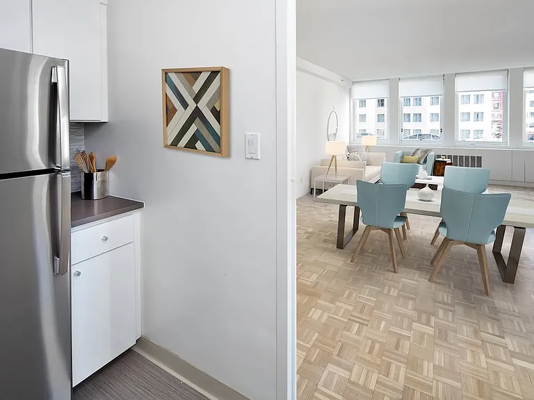 Kitchen and dining area