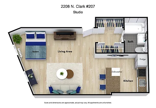 Floor plan Studio