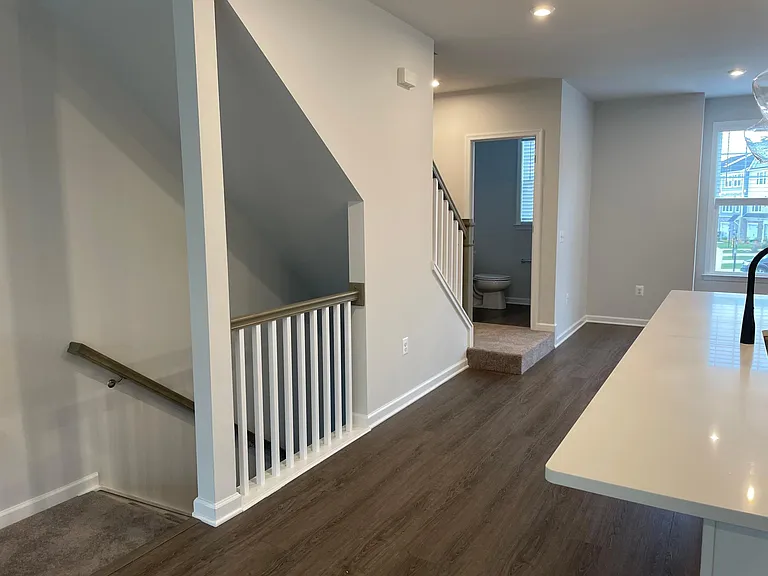 Kitchen and half-bath - 2nd floor