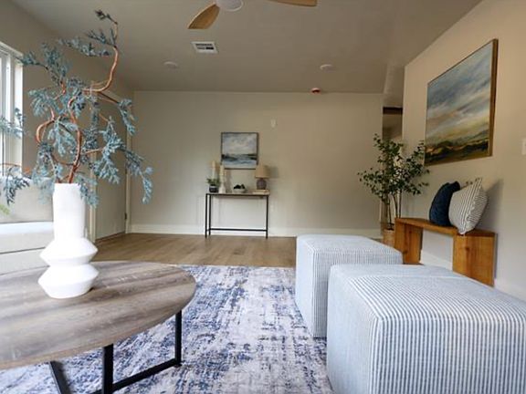 staged; furnishings are not included.