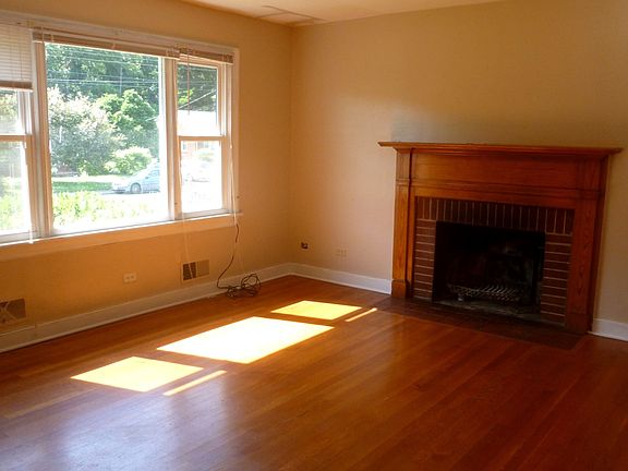Living room before new fireplace surround was installed