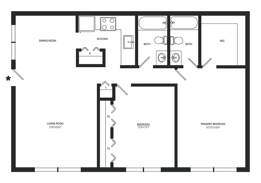 Floor plan The Caribbean