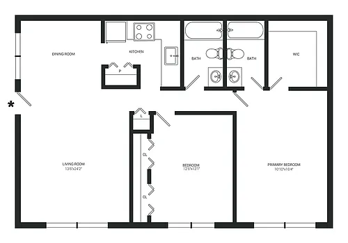 Floor plan The Caribbean