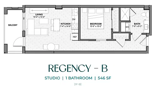 Floor plan Regency - B