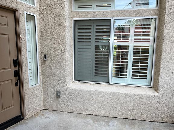 Front windown and patio