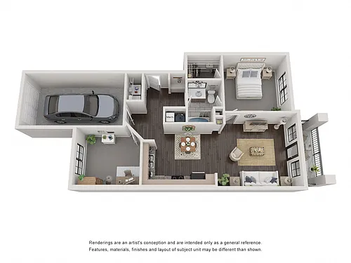 Floor plan A5.1 w/ Den and Garage