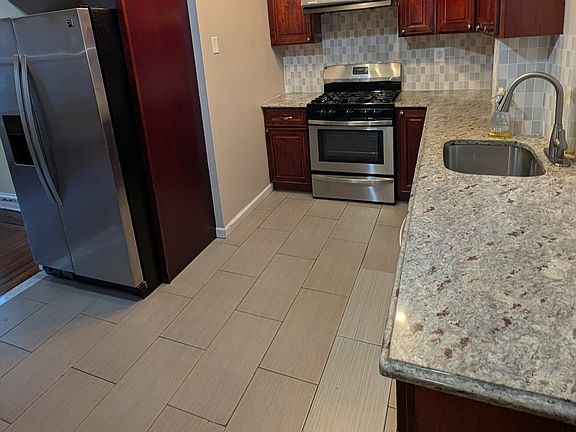 Kitchen from side entry