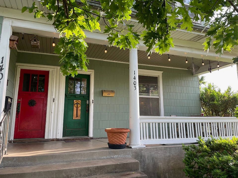 Property is the green door on the east side.