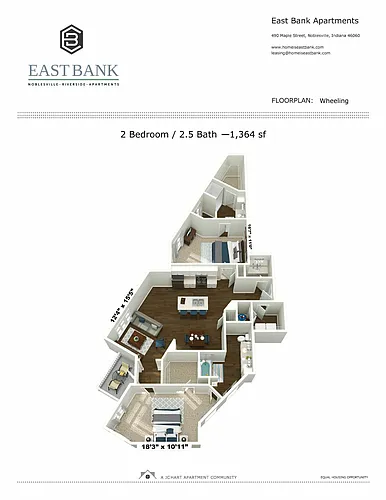 Floor plan Wheeling 2.2