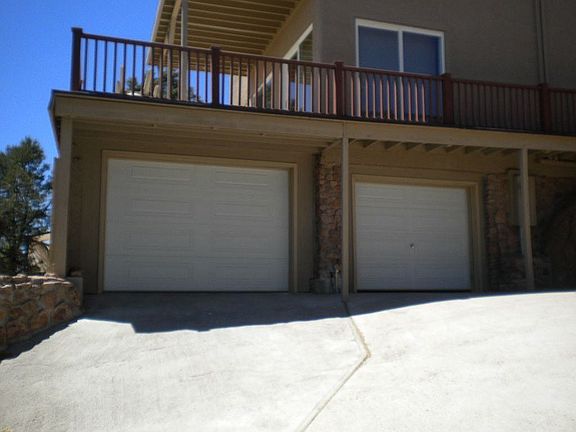 Spacious two-car garage