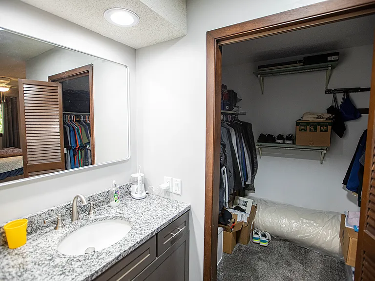 Primary Bedroom Extra Vanity / Sink & Walk In Closet