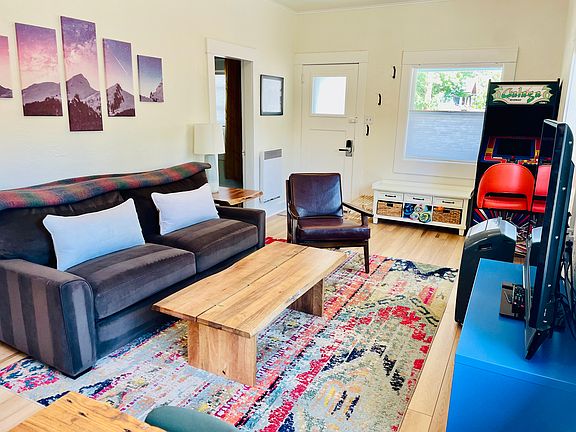 Living / Dining room with Arcade Game