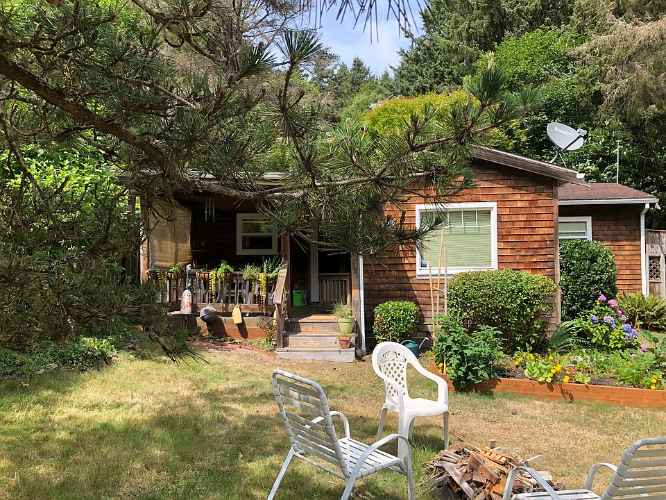 Front yard and covered porch