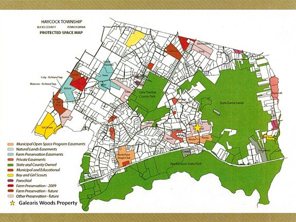 Haycock Township Zoning Map