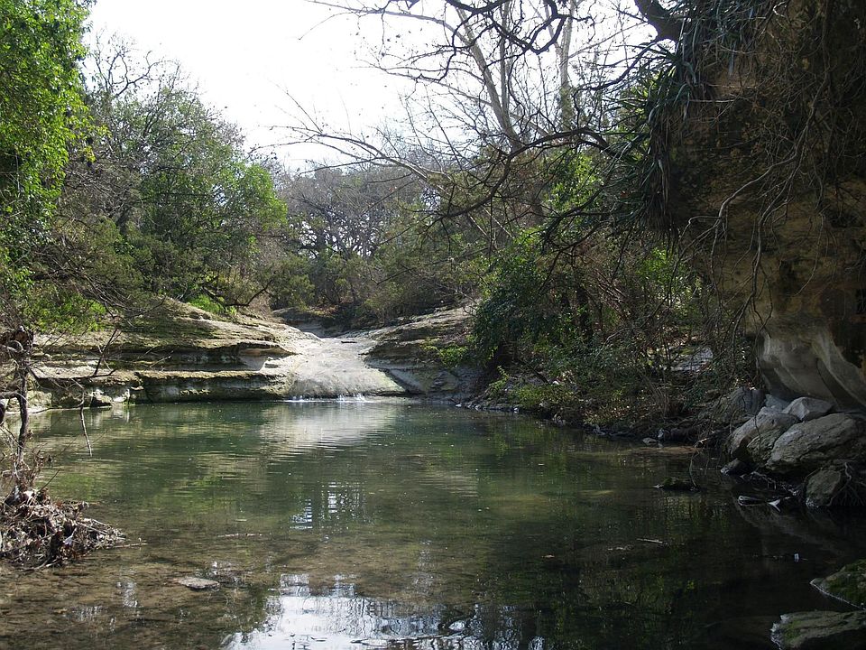 Bouldin Creek on the property