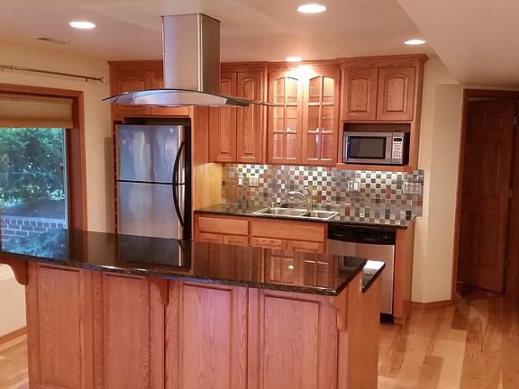 Kitchen with all Stainless Appliances