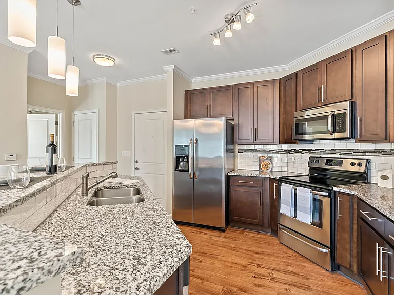 Beautiful Kitchen at The Village Lofts in Greensboro, NC