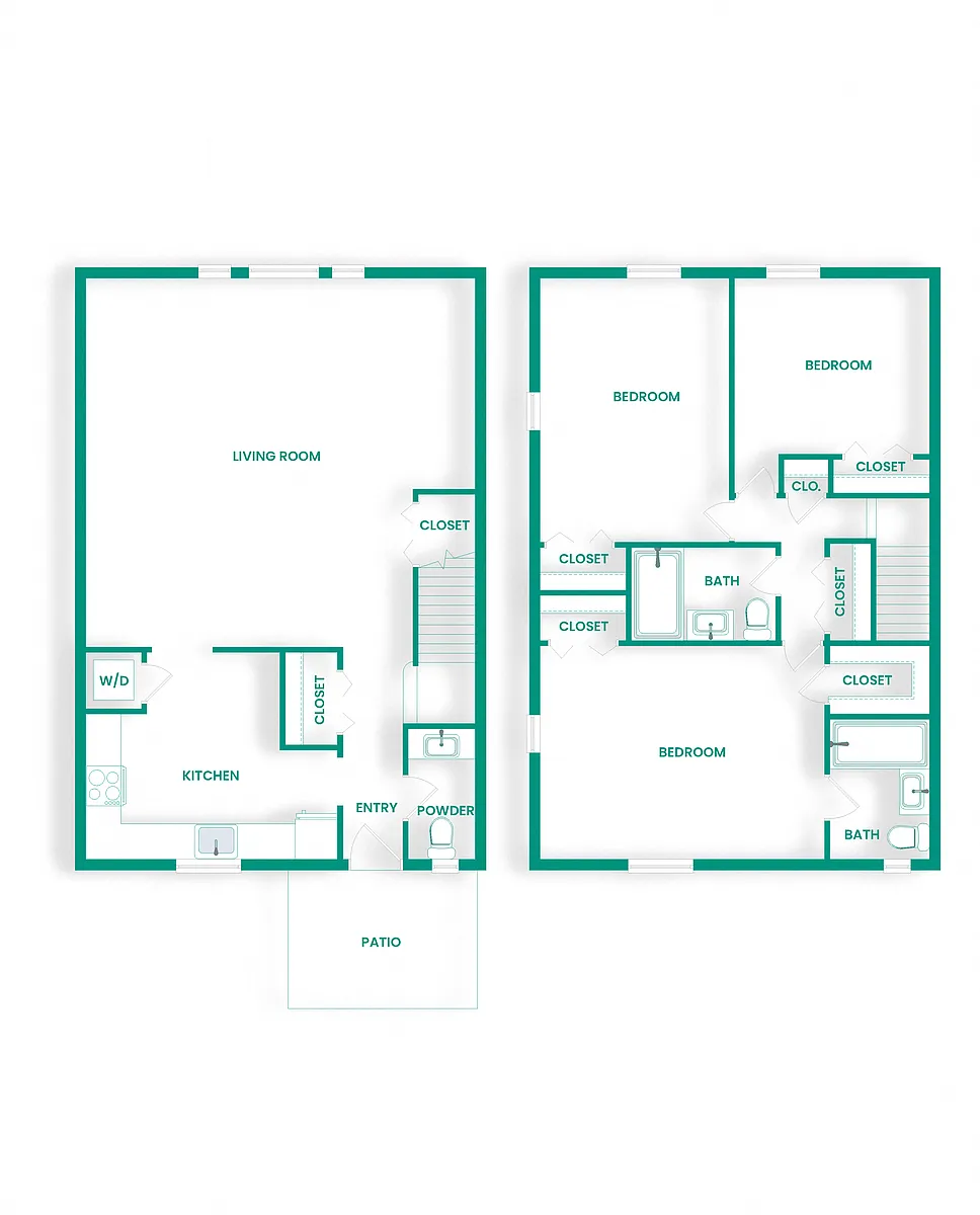 Floor plan CTH2-Townhome