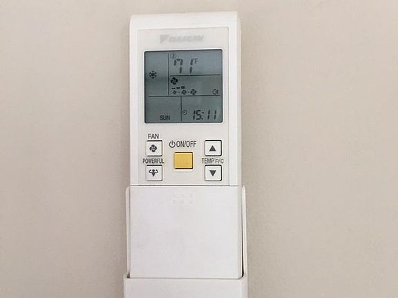 Image of the MiniSplit Remote