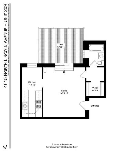 Floor plan Studio