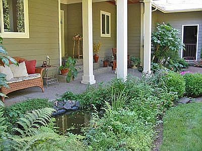 This property has lush & tranquil landscaping! 