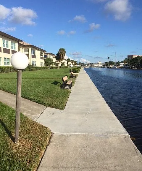 Walk along the canal. Watch the boats and dolphins