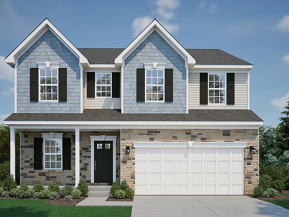 Elevation B Opt Stone with Porch