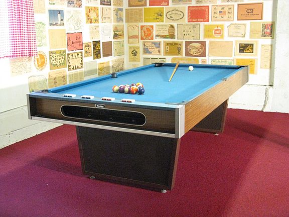 Enough room for a pool table