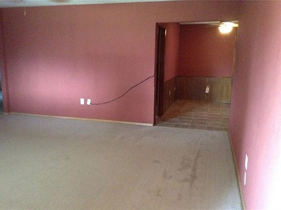 From this view, you can see into the dining area, just off the kitchen.