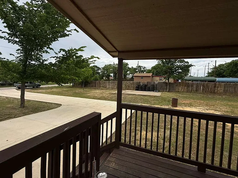 Front deck