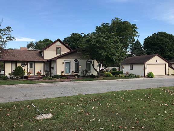 Side of Home with Garage