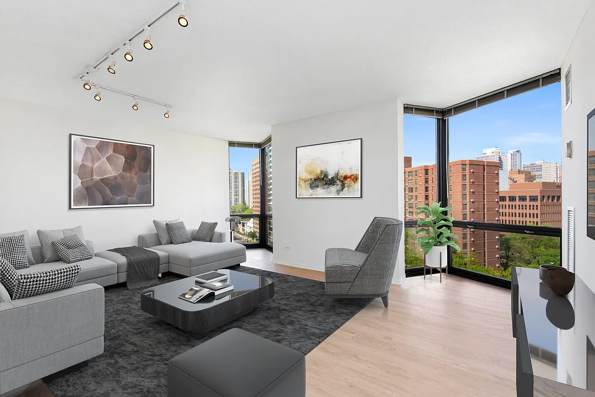 Floor plan 2-BR/1BA