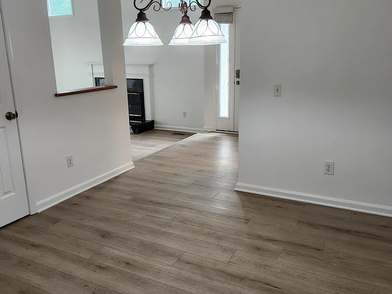 Dining room with convenient access to family room