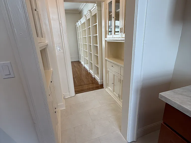 kitchen to pantry to dining or living room
