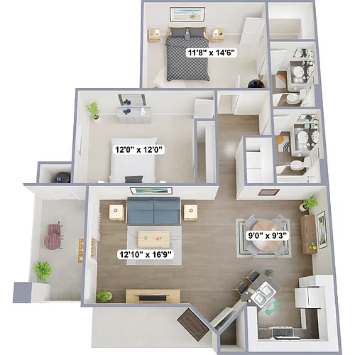 Floor plan The Chestnut