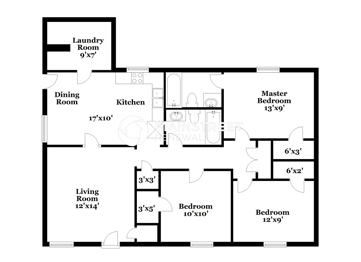 Floor Plan - 6570 Riverdale Rd