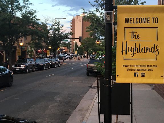 around the block to Highlands Sqr